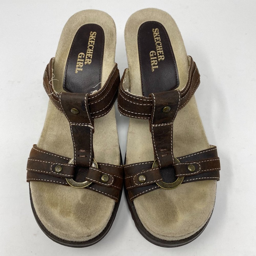 Sketchers Women’s Wedge Sandals Size 8 - Picture 4 of 14